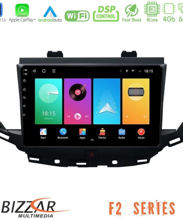 Kimpiris - Bizzar F2 Series 8Core Android16 4+64GB  Opel Astra K 2015-2019 Navigation Multimedia Tablet 9"