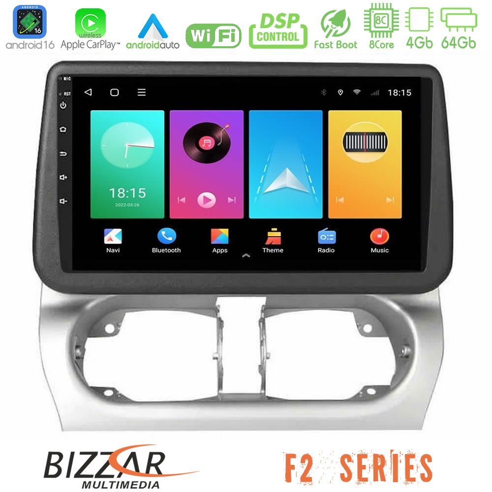 Kimpiris - Bizzar F2 Series 8Core Android16 4+64GB Opel Corsa C/Combo C Navigation Multimedia Tablet 9"