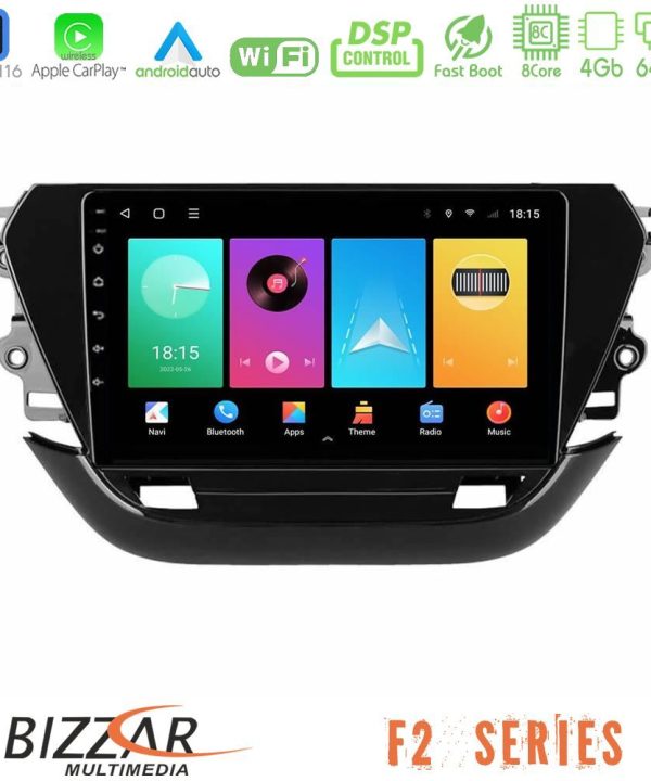 Kimpiris - Bizzar F2 Series 8Core Android16 4+64GB  Opel Corsa F 2019-2023 Navigation Multimedia Tablet 9"