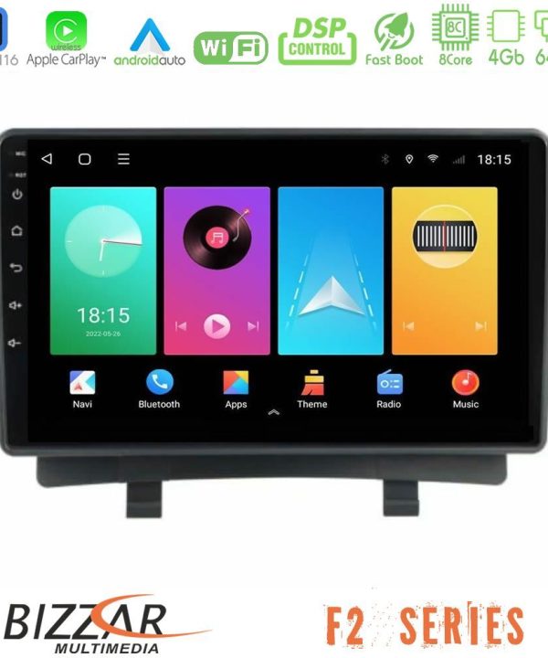 Kimpiris - Bizzar F2 Series 8Core Android16 4+64GB  Opel Zafira 2012-2016 Navigation Multimedia Tablet 9"