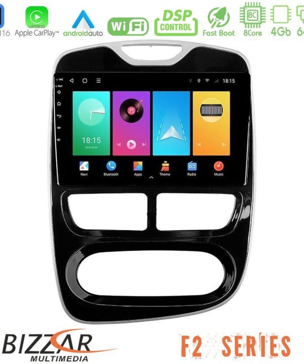 Kimpiris - Bizzar F2 Series 8Core Android16 4+64GB Renault Clio 2012-2019 Navigation Multimedia Tablet 9"