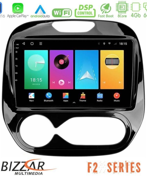 Kimpiris - Bizzar F2 Series 8Core Android16 4+64GB     Renault Captur 2013-2019 (Facelift) Navigation Multimedia Tablet 9"