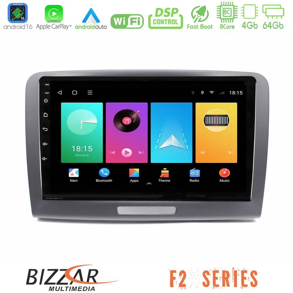 Kimpiris - Bizzar F2 Series 8Core Android16 4+64GB Skoda Superb 2008-2015 Navigation Multimedia Tablet 9"