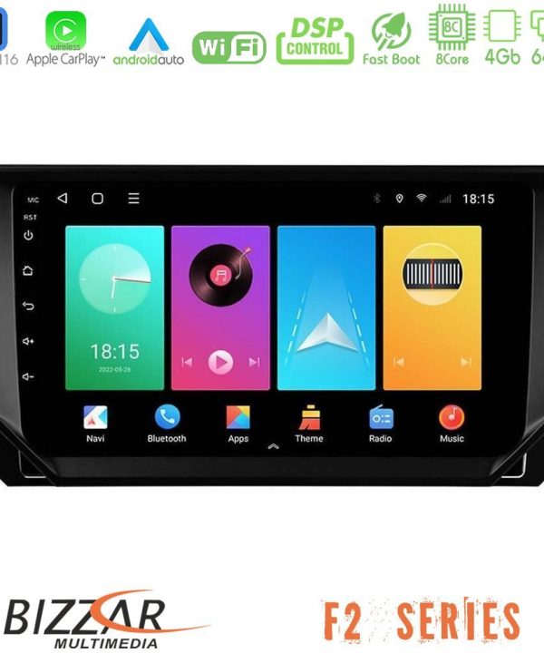 Kimpiris - Bizzar F2 Series 8Core Android16 4+64GB  Seat Arona/Ibiza Navigation Multimedia Tablet 9"