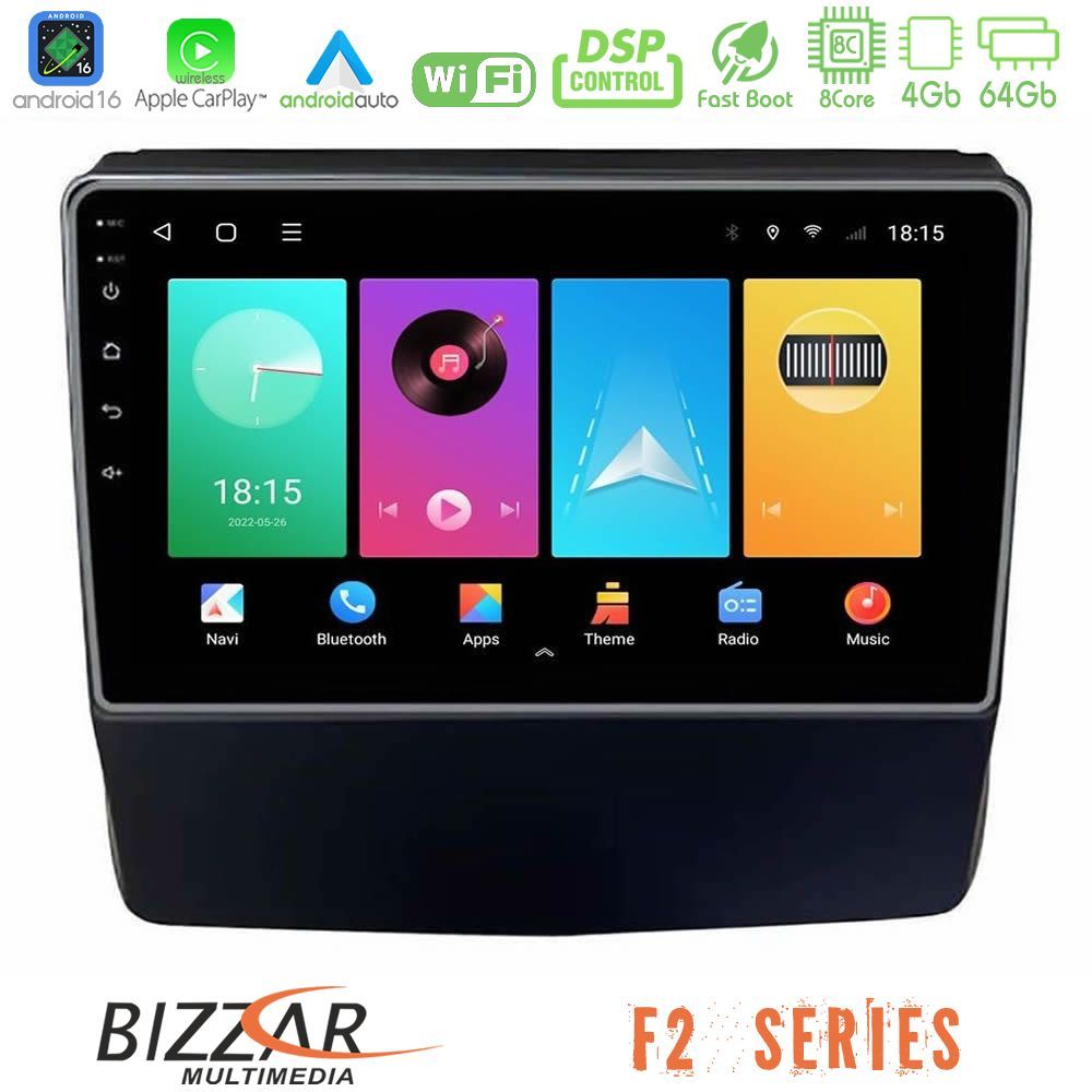 Kimpiris - Bizzar F2 Series 8Core Android16 4+64GB Subaru Forester/Impreza 2018-2021 Navigation Multimedia Tablet 9"