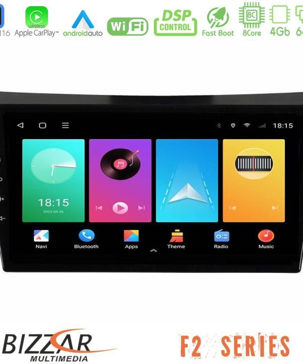 Kimpiris - Bizzar F2 Series 8Core Android16 4+64GB Ssangyong Rexton 2002-2006 Navigation Multimedia Tablet 9"