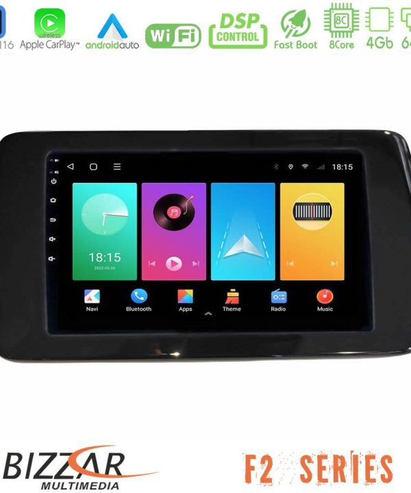 Kimpiris - Bizzar F2 Series 8Core Android16 4+64GB  Suzuki Swift 2024-> Navigation Multimedia Tablet 9"