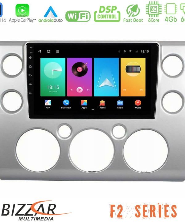 Kimpiris - Bizzar F2 Series 8Core Android16 4+64GB Toyota FJ 2007-2014 Navigation Multimedia Tablet 9"