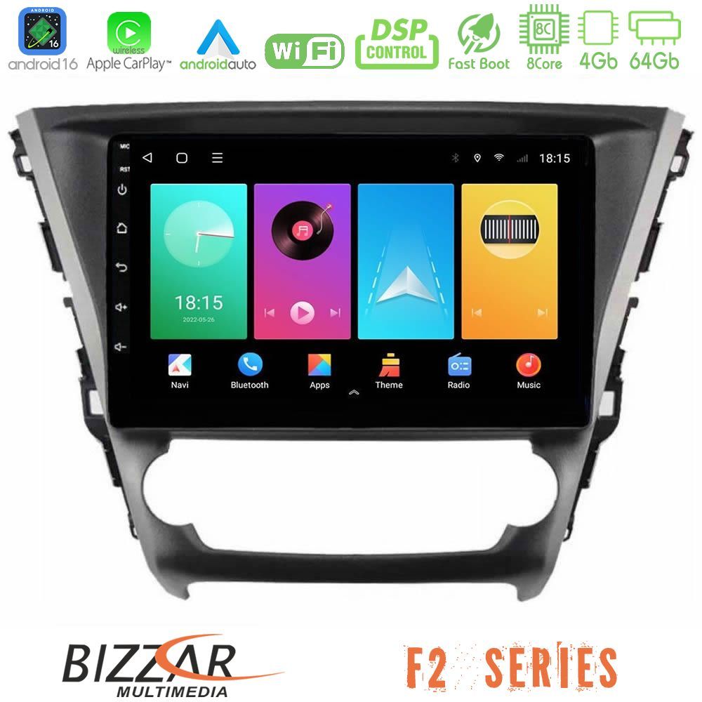 Kimpiris - Bizzar F2 Series 8Core Android16 4+64GB Toyota Avensis 2015-2018 Navigation Multimedia Tablet 9"
