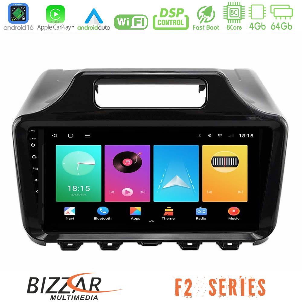 Kimpiris - Bizzar F2 Series 8Core Android16 4+64GB Toyota iQ 2008 – 2015 Navigation Multimedia Tablet 9"