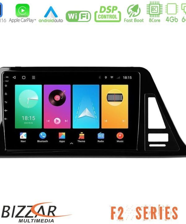 Kimpiris - Bizzar F2 Series 8Core Android16 4+64GB  Toyota CH-R (Χωρίς Εργ.Οθόνη) Navigation Multimedia Tablet 9"