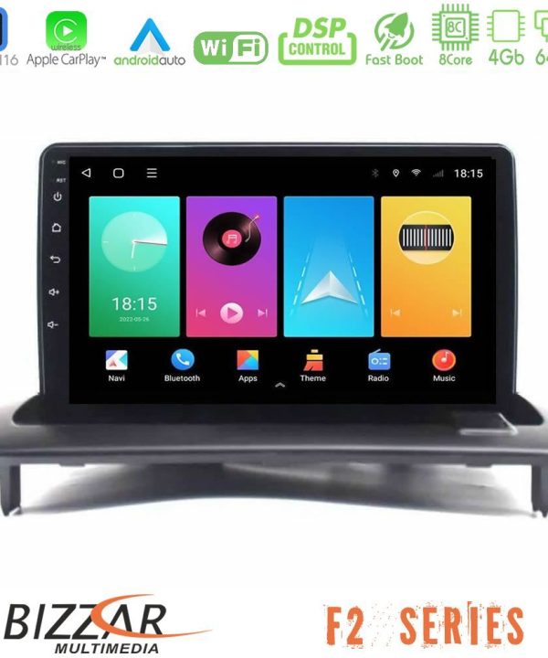 Kimpiris - Bizzar F2 Series 8Core Android16 4+64GB Volvo S40/C30/C70 Navigation Multimedia Tablet 9"