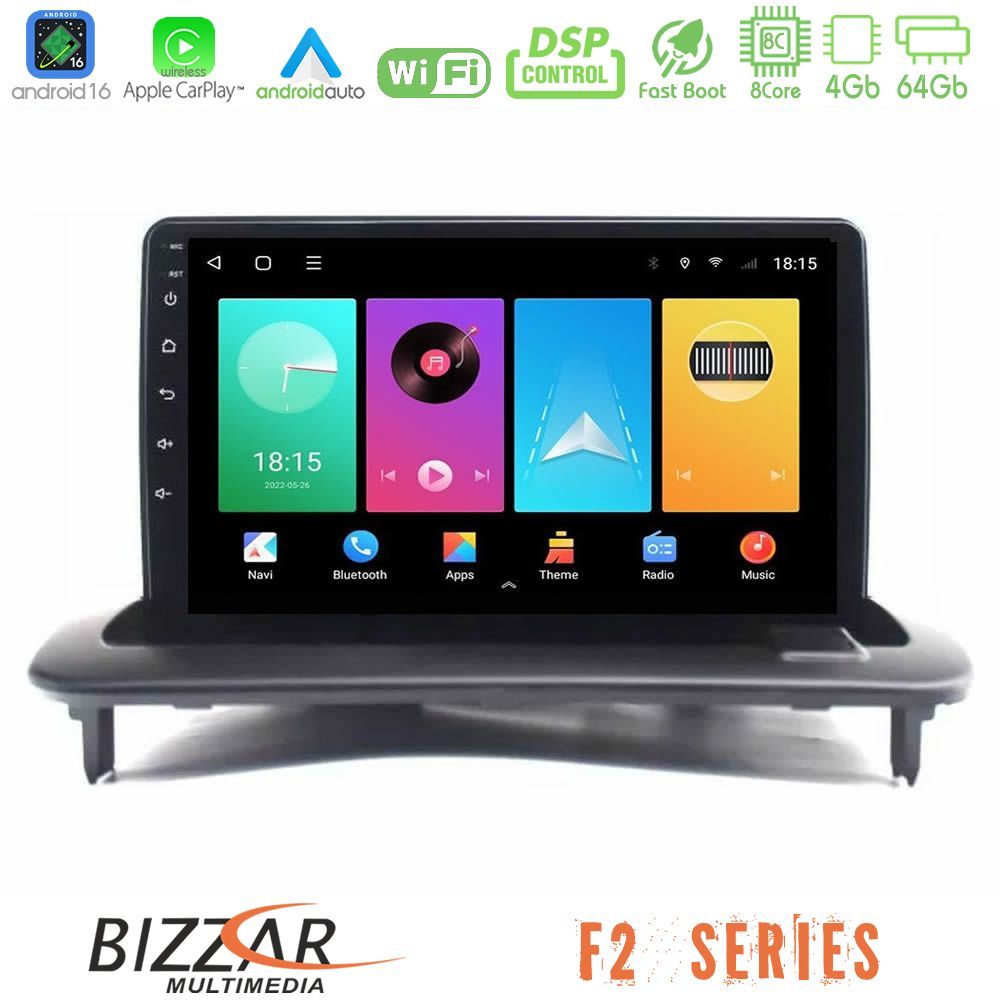 Kimpiris - Bizzar F2 Series 8Core Android16 4+64GB Volvo S40/C30/C70 Navigation Multimedia Tablet 9"