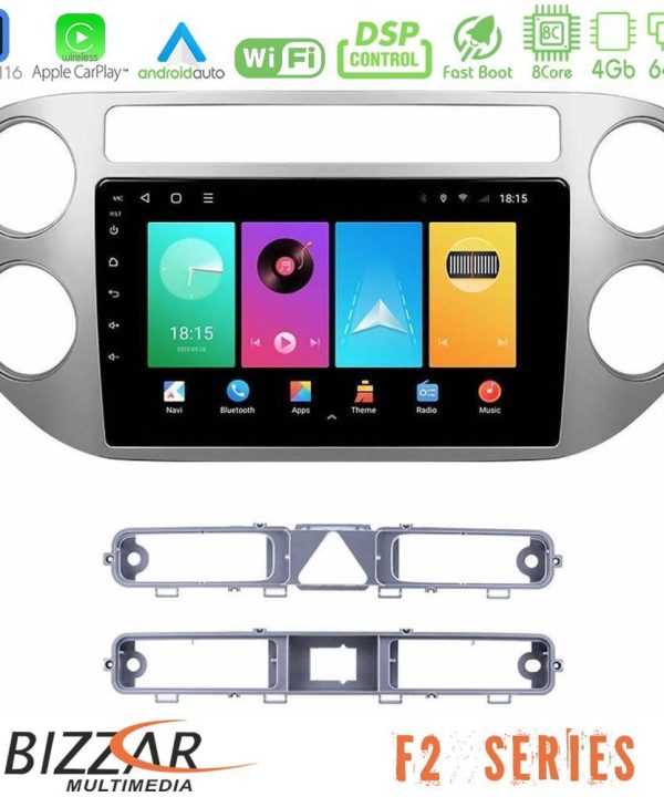 Kimpiris - Bizzar F2 Series 8Core Android16 4+64GB  VW Tiguan Navigation Multimedia Tablet 9"