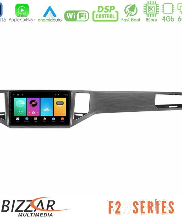 Kimpiris - Bizzar F2 Series 8Core Android16 4+64GB     VW Sportsvan 2014-2020 Navigation Multimedia Tablet 9"  (Silver/Grey Color)