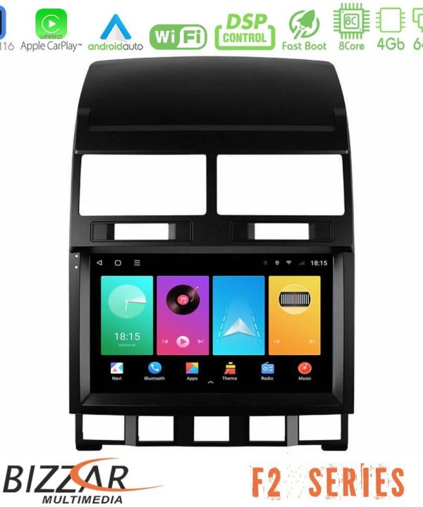 Kimpiris - Bizzar F2 Series 8Core Android16 4+64GB  VW Touareg 2002 – 2010 Navigation Multimedia Tablet 9"