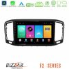 Kimpiris - Bizzar F2 Series 8Core Android16 4+64GB VW Sharan 2015-2023 Navigation Multimedia Tablet 9"