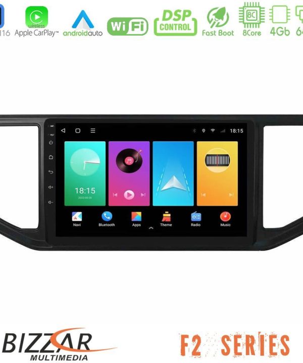 Kimpiris - Bizzar F2 Series 8Core Android16 4+64GB  VW Amarok 2017-2022 Navigation Multimedia Tablet 9"