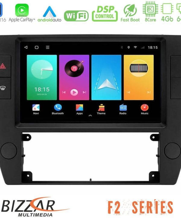 Kimpiris - Bizzar F2 Series 8Core Android16 4+64GB  VW Passat B5 2001-2005 Navigation Multimedia Tablet 9"