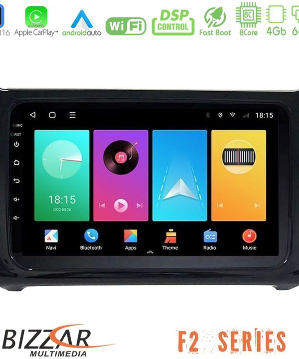 Kimpiris - Bizzar F2 Series 8Core Android16 4+64GB  Vw Polo Navigation Multimedia Tablet 9"