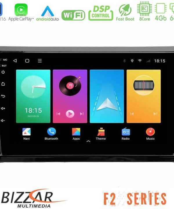 Kimpiris - Bizzar F2 Series 8Core Android16 4+64GB  VW Beetle Navigation Multimedia Tablet 9"