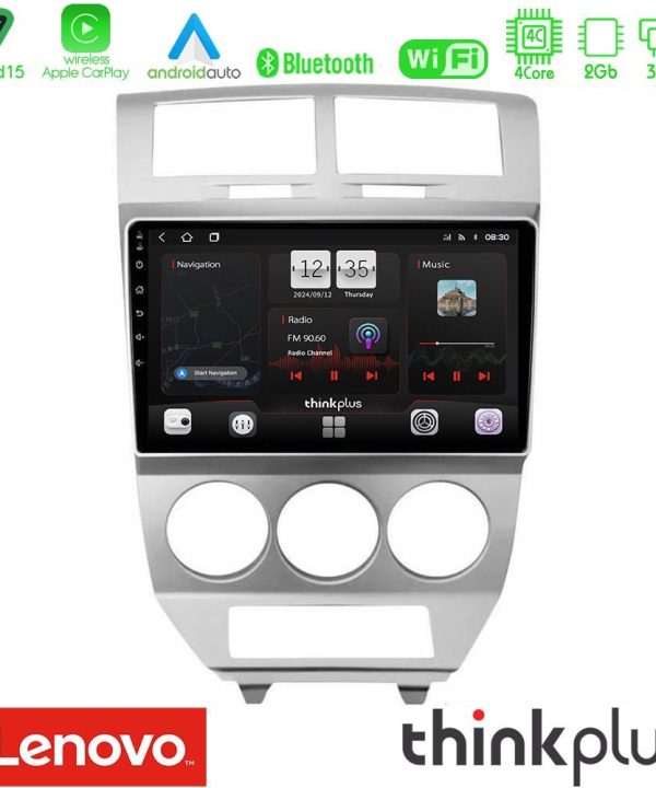Kimpiris - Lenovo Thinkplus Series 4Core Android15 2+32GB  Dodge Caliber 2006-2011 Navigation Multimedia Tablet 10" Με Carplay & Android Auto