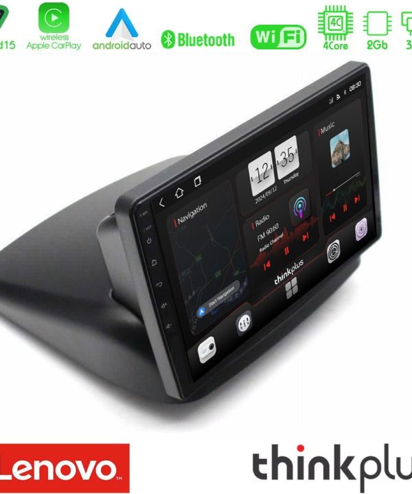 Kimpiris - Lenovo Thinkplus Series 4Core Android15 2+32GB  Fiat Doblo 2002-2009 Navigation Multimedia Tablet 10" Με Carplay & Android Auto