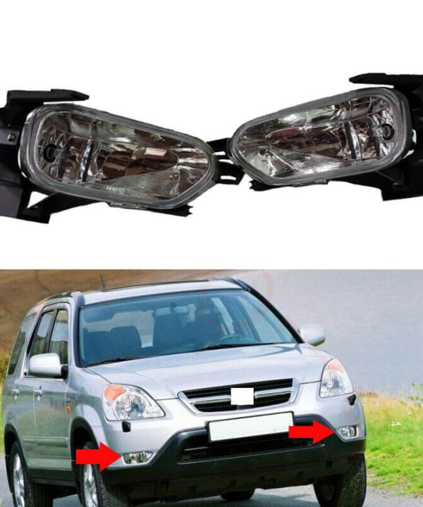 Kimpiris - Προβολείς Ομίχλης Για Honda CR-V 02-04 Λευκό Οβάλ ΗD-010L1 2 Τεμάχια