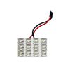 Kimpiris - Led Πλαφονιέρας 12 Led 12volt Με 5 Αντάπτορες Λευκό 1 Τεμάχιο