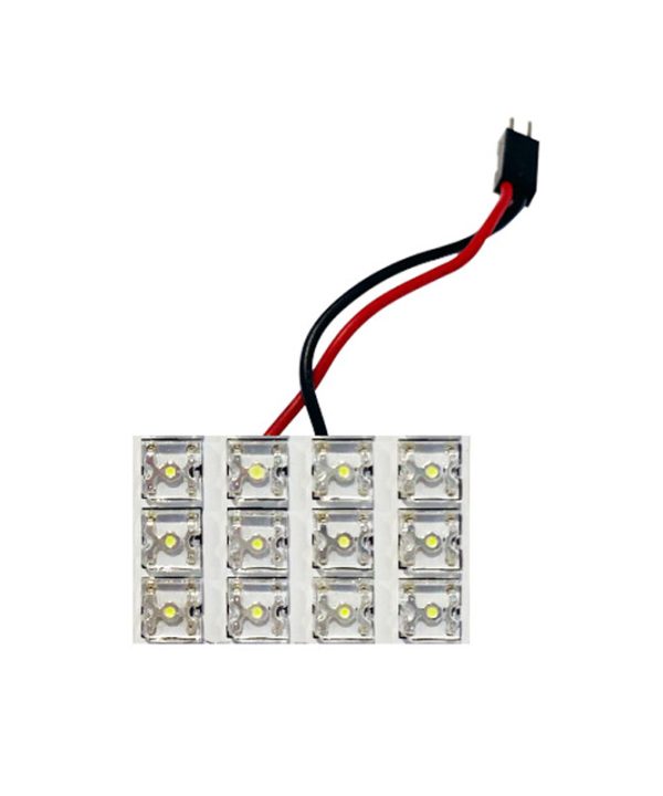 Kimpiris - Led Πλαφονιέρας 12 Led 12volt Με 5 Αντάπτορες Λευκό 1 Τεμάχιο