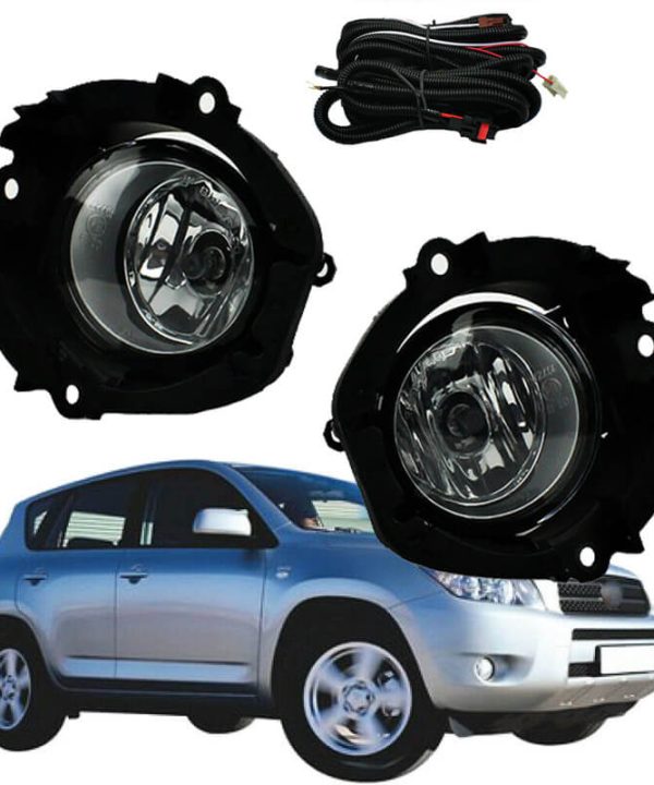 Kimpiris - Προβολείς Ομίχλης Για Toyota Rav 4 05-12 / Yaris 05-11 / Auris 06-12 / ΙQ 09-16 / Avensis 03-12 / Peugeot 106 92-95 / 107 12-14 2 Τεμάχια