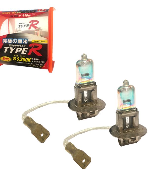 Kimpiris - Λάμπες Αλογόνου H3 12V 55w Rainbow Blue Type-R TR-9102B 2Τεμάχια