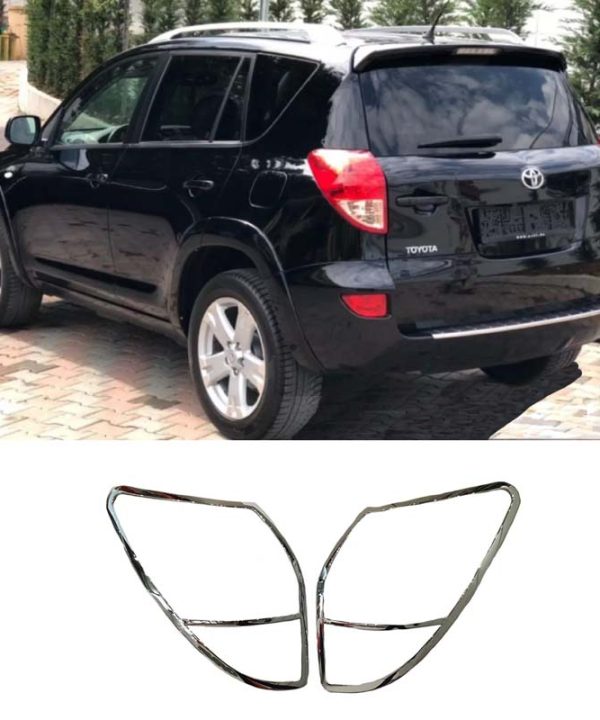 Kimpiris - Μασκάκια Πισινών Φαναριών Χρωμίου Για Toyota Rav4 06-11 2 Τεμάχια