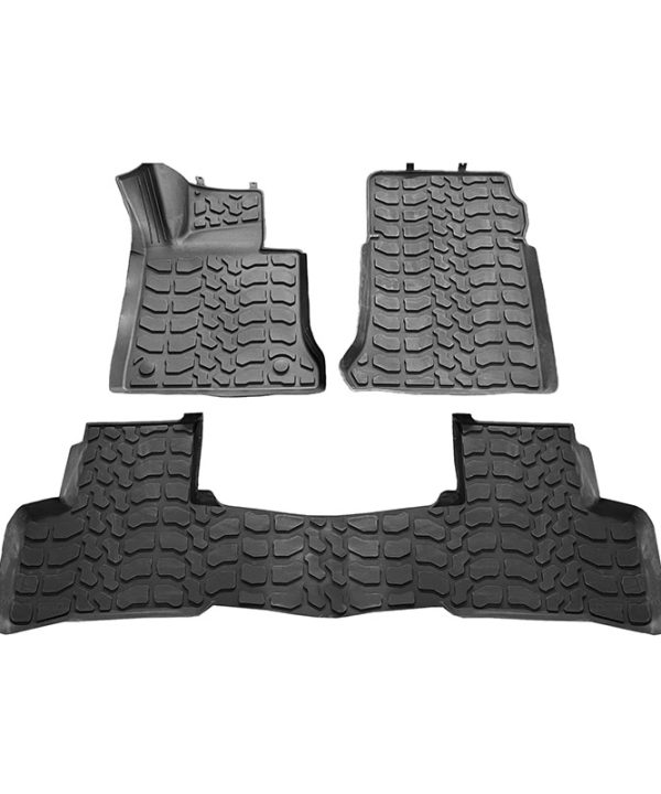Kimpiris - Πατάκια Σκαφάκια 3D Από Λάστιχο Για Mercedes-Benz GLK X204 08-15 "Star Diamond" 3 Τεμάχια Μαύρα