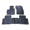 Kimpiris - Πατάκια Σκαφάκια 3D Από Λάστιχο Για Peugeot 4007 2008-2012/ Citroen C-Crosser 2008-2013/ Mitsubishi Outlander 2007-2012 "Star Diamond" 3 Τεμάχια Μαύρα