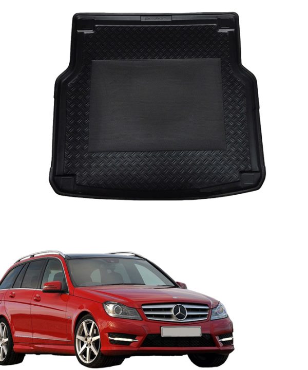 Kimpiris - Πατάκι Πορτ-Παγκάζ 3D Σκαφάκι Για Mercedes-Benz C-Class S204 07-14 Caravan Μαύρο 01-157 PEX