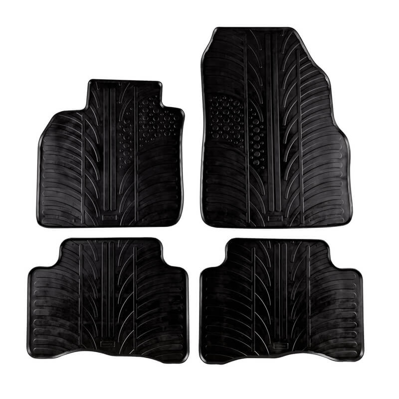 Kimpiris - Πατάκια Αυτοκινήτου Gledring 0043 Renault Scenic 2003-2009 Μαύρο 4 Τεμάχια