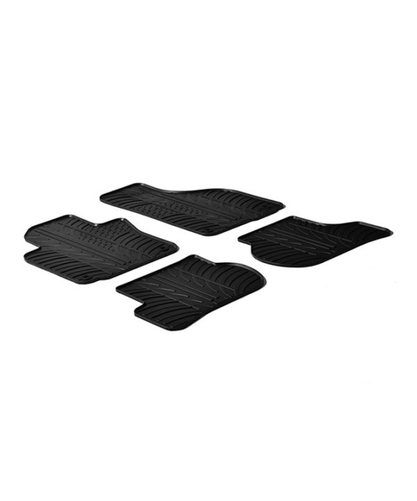 Kimpiris - Πατάκια Αυτοκινήτου Gledring 0062 Vw Golf V (5) 03-08 / VI 08-12 / Jetta 07-10 / Scirocco 09+ Μαύρο 4 Τεμάχια