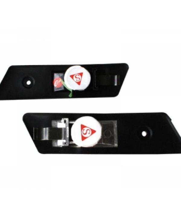 Alternative view of Πλαϊνά Φλας Φτερού Για Bmw 3 E36 90-96 / 3 E30 / 5 E34 88-95 / 7 E32 86-94 Black Βιδωτό 2 Τεμάχια