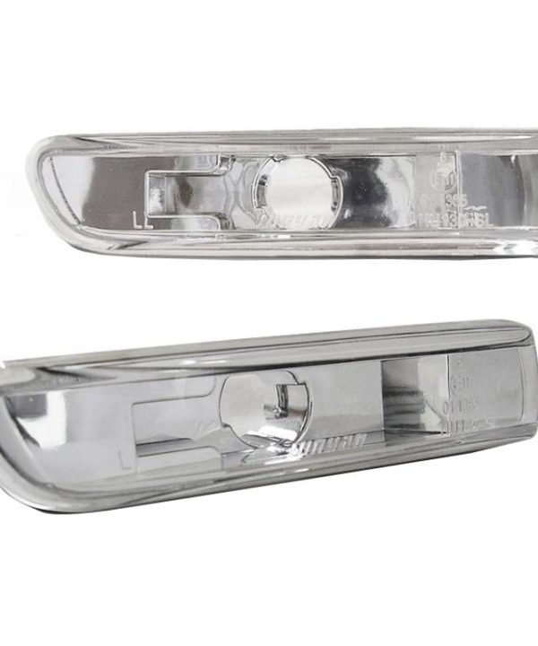 Kimpiris - Πλαϊνά Φλας Φτερού Για Bmw 3 E46 Sedan 99-01 / Touring 99-01 / Compact 01-04 / Coupe 99-03 Chrome 2 Τεμάχια