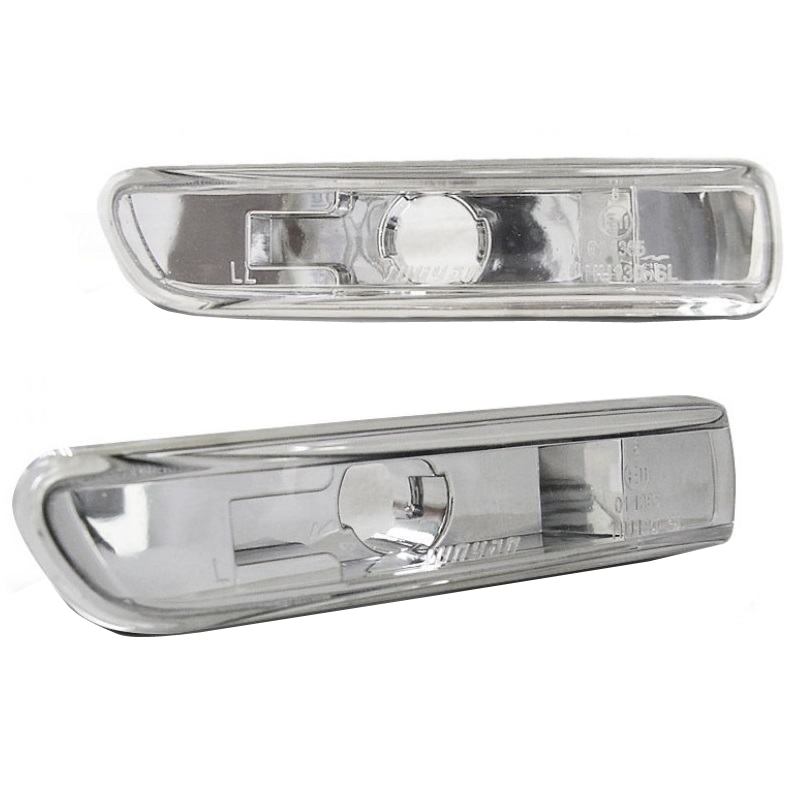 Kimpiris - Πλαϊνά Φλας Φτερού Για Bmw 3 E46 Sedan 99-01 / Touring 99-01 / Compact 01-04 / Coupe 99-03 Chrome 2 Τεμάχια
