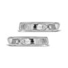 Πλαϊνά Φλας Φτερού Για Bmw 3 E46 Sedan 99-01 / Touring 99-01 / Compact 01-04 / Coupe 99-03 Chrome 2 Τεμάχια - Image 2