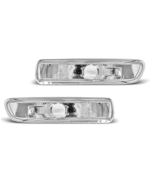 Alternative view of Πλαϊνά Φλας Φτερού Για Bmw 3 E46 Sedan 99-01 / Touring 99-01 / Compact 01-04 / Coupe 99-03 Chrome 2 Τεμάχια