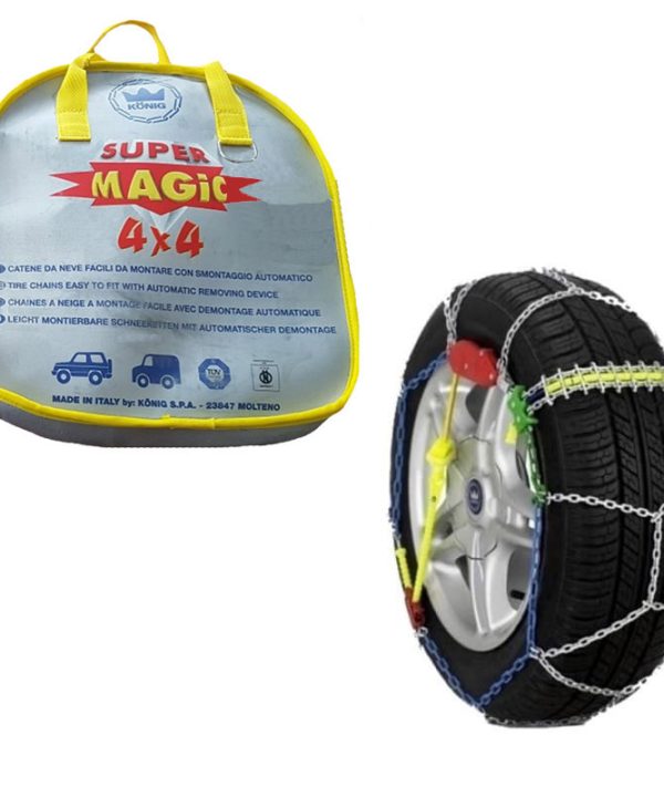 Kimpiris - Αλυσίδες Χιονιού Konig Super Magic 4x4 No220 16mm 2 Τεμάχια