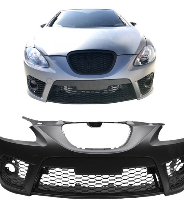 Kimpiris - Μπροστινός Προφυλακτήρας Για Seat Leon 1P 05-09 Cupra Look