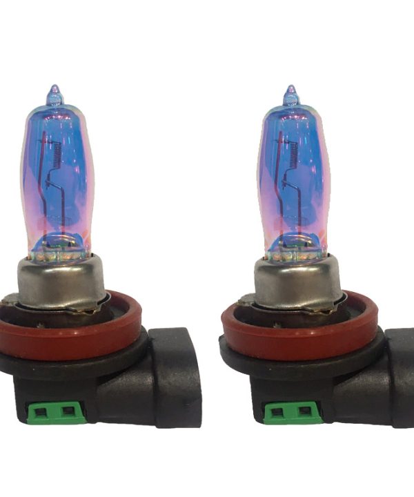 Alternative view of Λάμπες Αλογόνου H11 12V 55w HOD Crystal Blue 2 Τεμάχια