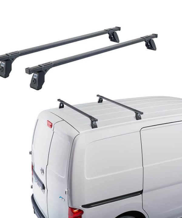 Kimpiris - Μπάρες Οροφής Σιδερένιες CRUZ Cargo Spro-105cm 922-005 Σετ Με Πόδια Για Seat Inca 95-97 / VW Caddy 95-97 Με Τρύπες Στην Οροφή 2 Τεμάχια