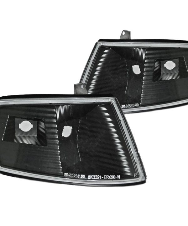 Kimpiris - Μπροστινά Φλας Για Honda CRX 90-92 Μαύρα 2 Τεμάχια Sonar