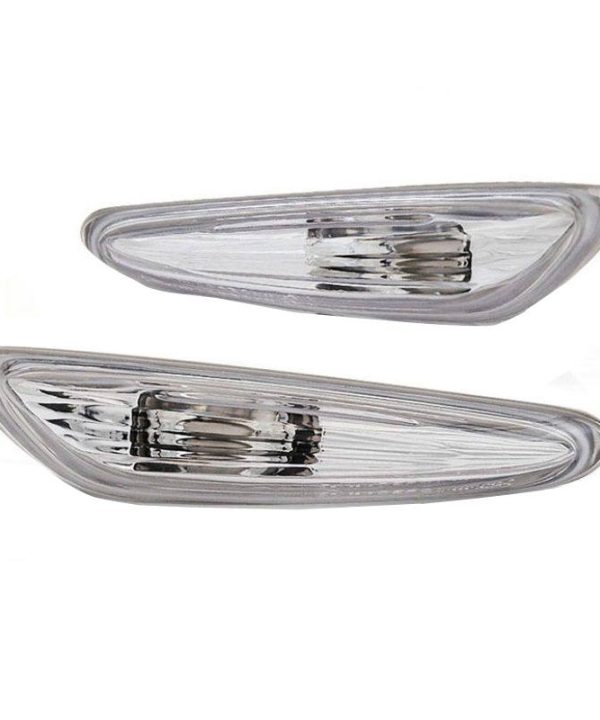 Kimpiris - Πλαϊνά Φλας Φτερού Για Bmw 3 E46 Sedan 01-05 / Touring 01-05 / 5 E60/E61 03-10 / X3 E83 03-10 Crystal 2 Τεμάχια