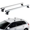 Kimpiris - Μπάρες Οροφής Αλουμινίου CRUZ 924-755 Oplus AX-108cm Ασημί 2 Τεμάχια